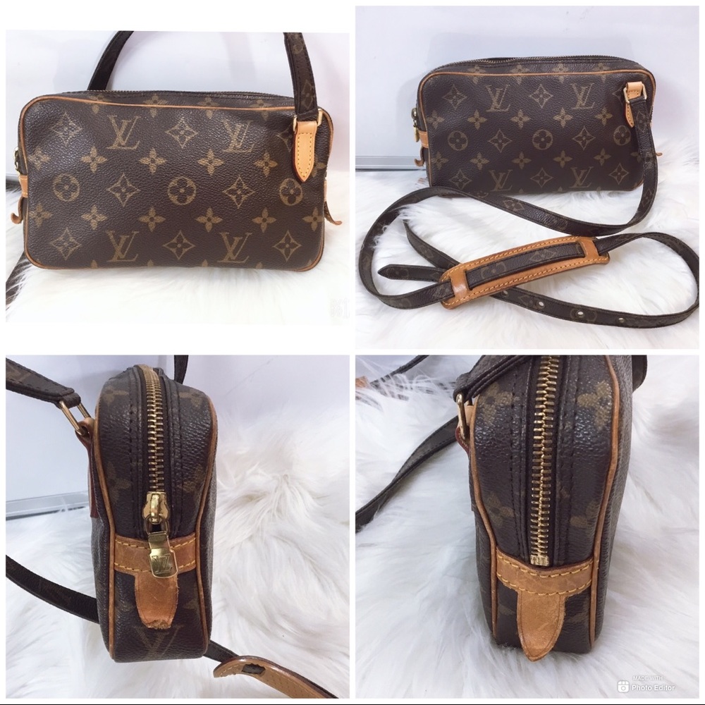 Louis Vuitton Brown Monogram Crossbody Bag - Picture 7 of 8